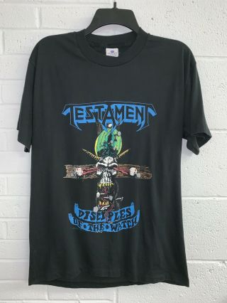 Vintage Testament 1988 Disciples Of The Watch Trash Metal Concert T - Shirt M/l
