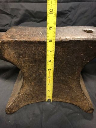Antique Vintage Mouse Hole 86lb Blacksmith Anvil / Knife Making / Sword Forging 10