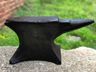 Antique Vintage Mouse Hole 86lb Blacksmith Anvil / Knife Making / Sword Forging 2