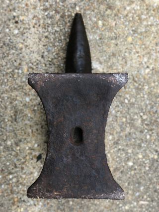 Antique Vintage Mouse Hole 86lb Blacksmith Anvil / Knife Making / Sword Forging 5