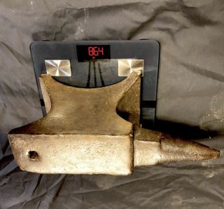 Antique Vintage Mouse Hole 86lb Blacksmith Anvil / Knife Making / Sword Forging 7