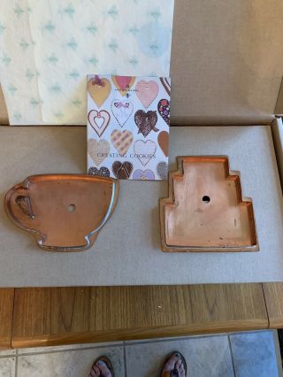 Vintage Copper Cookie Cutter Tea Cup And Cake By Martha Stewart By Mail