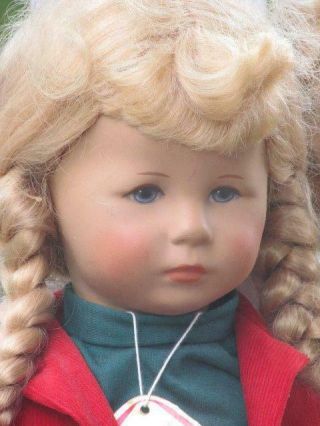 All 1977 Vintage 18 " Kathe Kruse Girl Doll,  Made In Germany,  Tagged