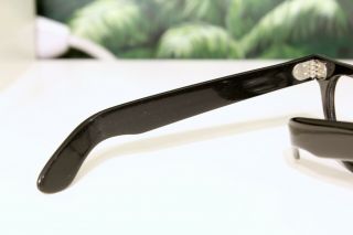 FDR 1950s - 60s Black Glasses (Tart Style) Hand Made in USA 48 - 24 VINTAGE 6