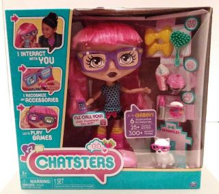 Chatsters - Gabby Interactive Doll,  Pink Hair - Brand