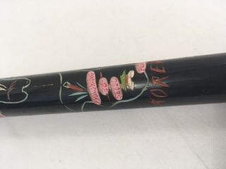 Vintage WWII HAND CARVED HIDDEN POOL CUE Japanese Painted WALKING STICK Souvenir 4
