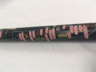 Vintage WWII HAND CARVED HIDDEN POOL CUE Japanese Painted WALKING STICK Souvenir 5