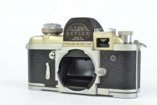 Alpa Reflex Mod.  6b Vintage Rangefinder Slr 35mm Camera (body Only) W/ Box E9612