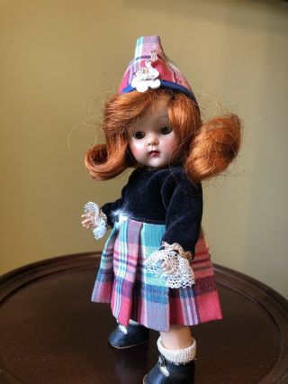 Vintage Vogue Strung Ginny Doll Scottish STUNNING Red Head 2