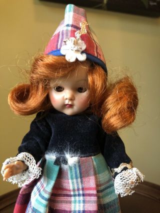 Vintage Vogue Strung Ginny Doll Scottish STUNNING Red Head 4