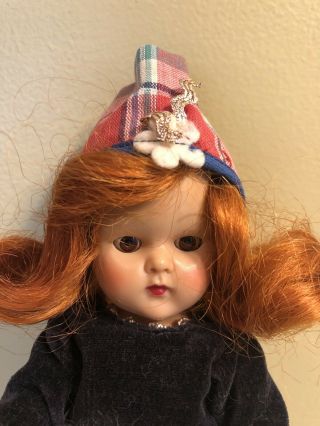 Vintage Vogue Strung Ginny Doll Scottish STUNNING Red Head 5