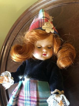 Vintage Vogue Strung Ginny Doll Scottish STUNNING Red Head 9