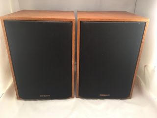 Klipsch Kg1 Bookshelf Speakers (1 Pair) - Vintage - Oak Cabinet