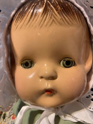 Effanbee Patsy Ann 19” Vintage Composition Doll Tin Eyes