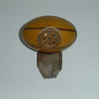 Vintage Tin Toy Football (Made in Japan,  Candy Container / Whistle ?) 2