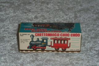 Vintage Japan Plastic Chattanooga Choo Choo Yone Wind Up Train w/ Box No.  2165 5