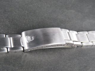 Vintage R0lex 7835 19mm 261 Stainless Steel Ss Authentic Mens Watch Band Strap