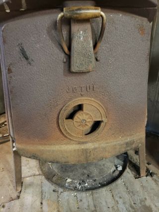 Antique Jotul wood stove 3