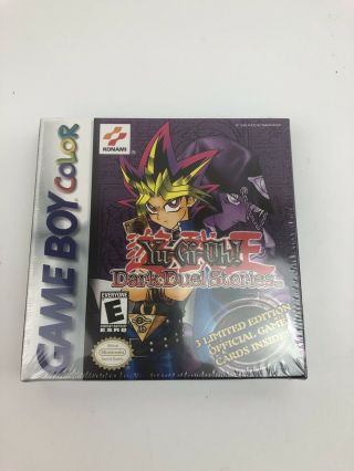 Yu - Gi - Oh Dark Duel Stories Game Boy Color Factory Seal Rare 3 Unknown Cards
