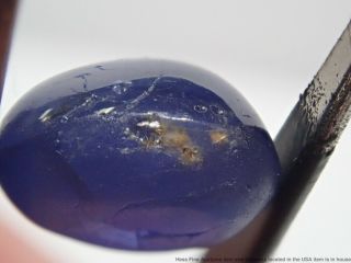 GIA Certified Stunning Blue RARE 6.  03ct Natural Star Sapphire Cabochon No Heat 9