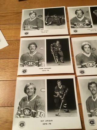 Vtg 1975 - 76 Montreal Canadians Hockey team issue Photos (22) 3