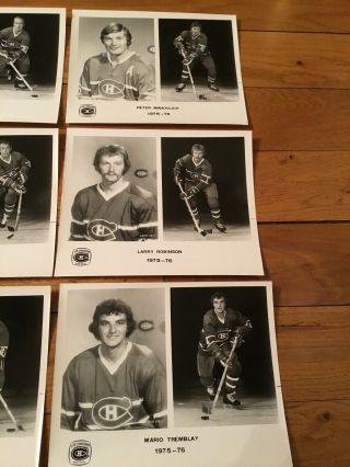 Vtg 1975 - 76 Montreal Canadians Hockey team issue Photos (22) 7