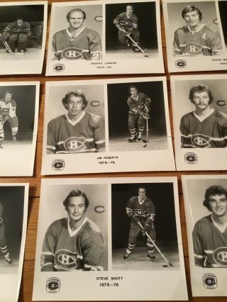 Vtg 1975 - 76 Montreal Canadians Hockey team issue Photos (22) 8