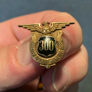 Vintage American Bowling Congress 10k GOLD 300 Award Ring,  10k Gold 300 Pin 5