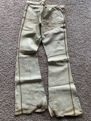 Vintage Rare Leather Pants Made For And Worn By Ted Nugent Real Deal
