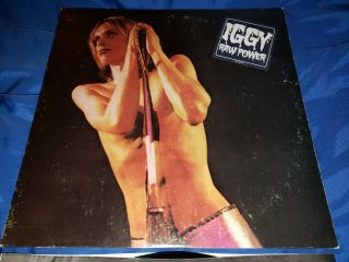 Iggy Pop & The Stooges - Raw Power Promo Unplayed 1st Press Lp Kc 32111 Rare @@