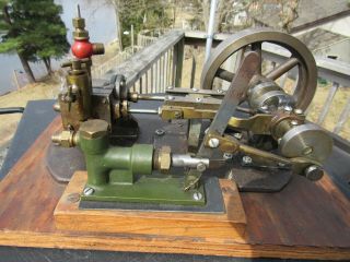 Vintage Stuart Steam Mill Type Engine Model With Stuart Water Pump