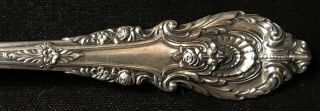 Sterling Silver Flatware - Wallace Sir Christopher Pierced Serving Spoon 2