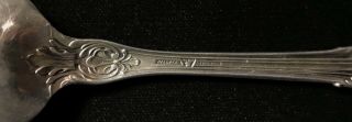 Sterling Silver Flatware - Wallace Sir Christopher Pierced Serving Spoon 3