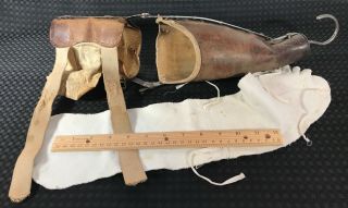 Prosthetic Arm Hand Hook Antique Vintage Dw Kolbe Son Philadelphia Civil War Ut