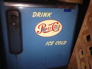Vintage Ideal 55 Slider (rare) Double Dot Pepsi Machine Dispenser Cola Soda Pop