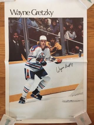Wayne Gretzky Sports Illustrated Poster | Vintage | Oilers | Rare Iconic Pic