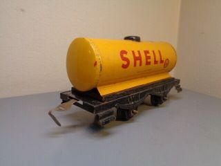 BUB US ZONE GERMANY VINTAGE 1950 ' S TINPLATE SHELL TRAIN WAGON VERY RARE ITEM VG 4