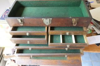 Vintage Antique H Gerstner & Sons Machinist Tool Box Chest 7 Drawers 12