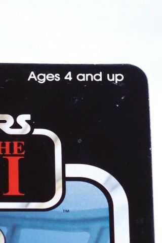 Vintage Star Wars 1983 Return of the Jedi Klaatu Skiff Guard ROTJ 77 back 5