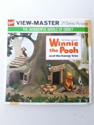 Winnie The Pooh And The Honey Tree - View - Master Reels With Booklet - 1964