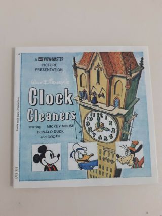 Mickey Mouse in Clock Cleaners - View - Master Reels with Booklet - 1971 4