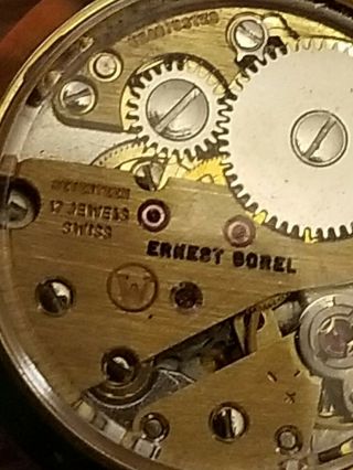 Vintage ERNEST BOREL Kaleidoscope Watch Pendant.  Swiss 17 Jewels - Hand Winding 5