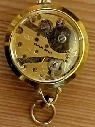 Vintage ERNEST BOREL Kaleidoscope Watch Pendant.  Swiss 17 Jewels - Hand Winding 6