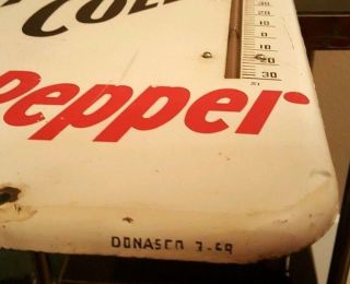 1958 Drink Dr Pepper Frosty Cold Sign - - - - 26 