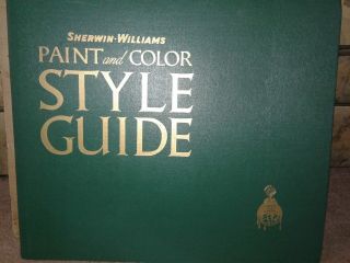Rare Vintage 1942 Sherwin - Williams Paint And Color Style Guide