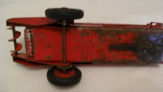 Vintage Toy Farm Implement Tractor Spreader McCormick Deering,  Toy Disc No brand 3