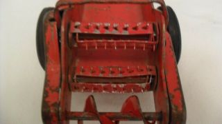 Vintage Toy Farm Implement Tractor Spreader McCormick Deering,  Toy Disc No brand 5
