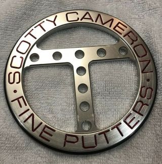 Scotty Cameron Circle T Bag Tag FTUO Tour Use Only Rare 2