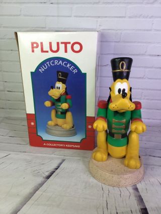 Vintage Kurt S.  Adler Disney Mickey Unlimited Pluto The Pup Nutcracker Keepsake