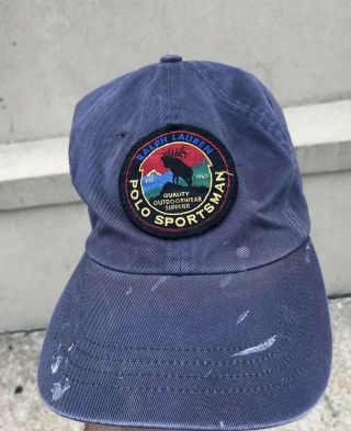 Vintage Polo Ralph Lauren Sportsman Cookie Long Bill Hat 1992 1993 Polo Sport